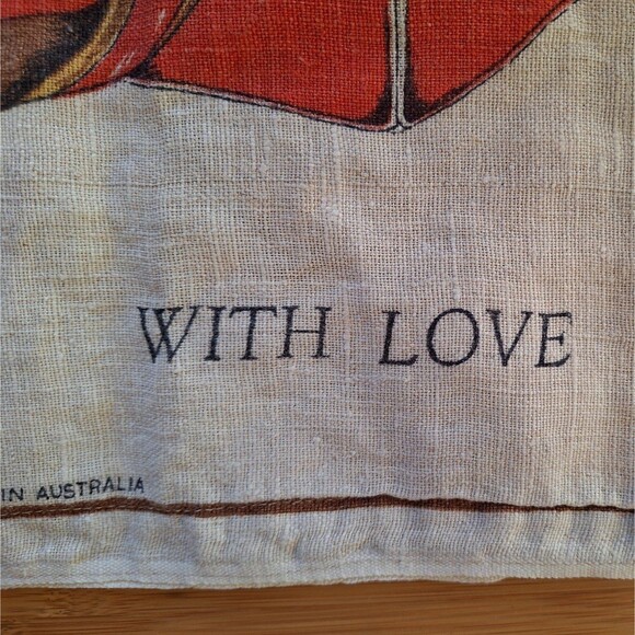 Pure Linen Pillow Cover 17x15 From Australia With Love Panda by Fast Colours - Picture 5 of 11
